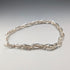 Vintage sterling silver extra thick weave chain necklace 88g